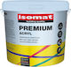 Isomat Premium Acryl Plastic Acrilyc Paint for Exterior Use White 3lt