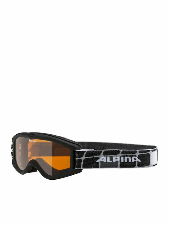 Alpina Carvy 2.0 Μάσκα Σκι & Snowboard Παιδική Μαύρη με Φακό σε Πορτοκαλί Χρώμα Alpina Carvy 2.0 Μάσκα Σκι & Snowboard Παιδική Μαύρη με Φακό σε Πορτοκαλί Χρώμα