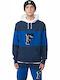 Sweatshirt mit Kapuze Marineblau