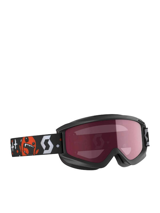 Scott 271829 Μάσκα Σκι & Snowboard Παιδική Μαύρη με Ροζ Φακό