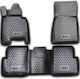 Novline Set of Front and Rear Mats 4pcs Tray Type for Mercedes-Benz G Class 2007+ Gray