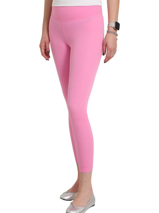 Women's Long Everyday Legging High Waisted Pink