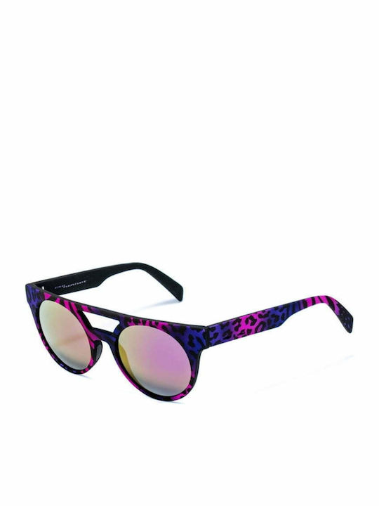 Italia Independent Women's Sunglasses with Purple Plastic Frame and Purple Lens 0903.ZEB.017