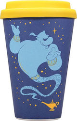 Half Moon Bay Disney Aladdin Bamboo Travel Mug - Genie 475ml Μπλε