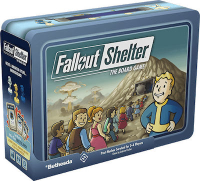 Fantasy Flight Επιτραπέζιο Παιχνίδι Fallout Shelter για 2-4 Παίκτες 14+ Ετών