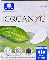 Organyc Flux Normal Sanitary Pads with Wings 10pcs