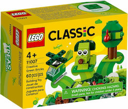 Lego Classic Creative Green Bricks for 4+ Years Old