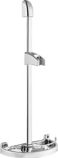 Gloria America Erma Montat pe perete Raft Baie Metal 29x14x68.5cm Argintie