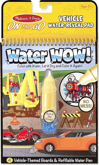 Melissa & Doug Malerei Water Wow! Vehicles - On the Go Travel Activity für Kinder 3+ Jahre alt+ Jahre