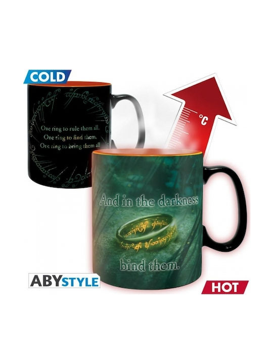 Abysse Lord of the Rings - Sauron Heat Change Mug Κούπα Κεραμική Πράσινη 460ml