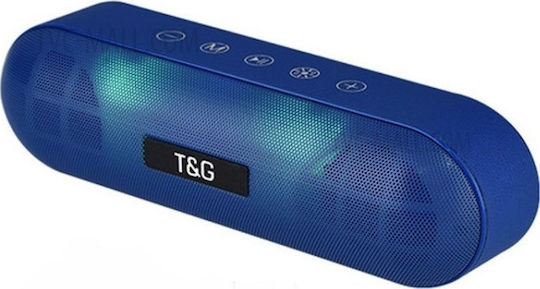 T&G Bluetooth Speaker 10W with Radio and Battery Life up to 3 hours Blue