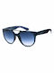 Italia Independent Women's Sunglasses with Blue Frame and Blue Gradient Lens 0916.BH2.022