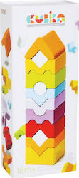 Cubika Building Block Wooden Wooden Tower for 1.5+ years 12pcs 14996