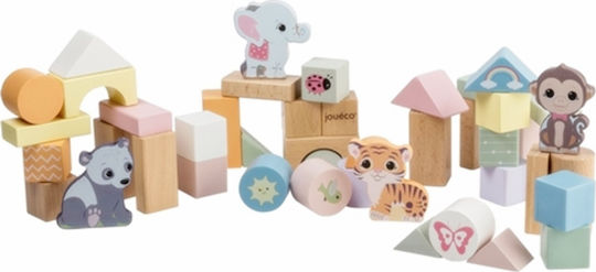 Joueco Joueco Building Blocks The Wildies Family for 1+ Years 50 Pieces