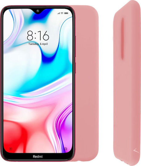 Volte-Tel Silicon Tpu Umschlag Rückseite Silikon Rosa (Redmi 8)