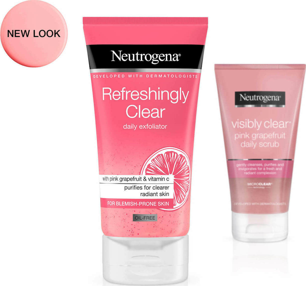 Neutrogena Refreshingly Clear Daily Exfoliator with Pink Grapefruit