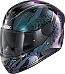 Shark D-Skwal 2 Shigan Full Face Helmet with Pi...