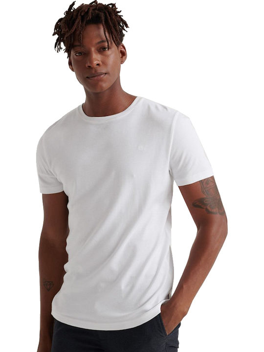 Superdry Edit Jersey Ανδρικό T-shirt Λευκό Μονόχρωμο