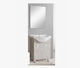 Gloria Boria-Down Countertop without Sink L52xW26.5xH41cm Beige