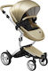 Mima Xari Adjustable 2 in 1 Baby Stroller Suitable for Newborn Champagne - Aluminium - Black 13.4kg