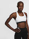 Nike Swoosh Femei Atletic Sutien sport Alb