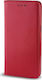 Forcell Smart Magnet Book Δερματίνης 2mm Κόκκινο (Redmi Note 8T)
