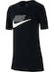 Kids' T-shirt Black Sportswear