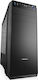 Modecom Oberon Pro Геймърско Midi Tower Компютърна Кутия с Страничен Прозорец Черна