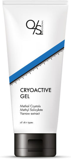 QS Professional Cryoactive Gel για Σύσφιξη with Menthol Crystals, Methyl Salicylate & Yarrow Extracts 200ml
