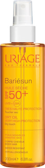 Uriage Bariesun Αντηλιακό Λάδι για το Σώμα SPF50 σε Spray 200ml