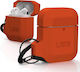 UAG Hülle Silikon mit Haken in Orange Farbe für Apple AirPods