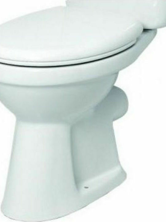 Gloria Colibri Toilettenbrille Kunststoff 43.5x35cm Weiß