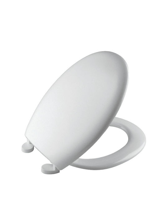 Gloria Plastic Toilet Seat White Tops 12 44cm