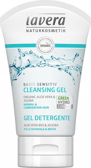 Lavera Basis Sensitiv Cleansing Gel Organic Aloe Vera & Jojoba Normal-combination Skin Gel Reinigung Gesicht 125ml