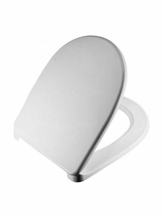Gloria Milos Toilettenbrille Kunststoff 42x35.5cm Weiß
