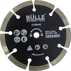 Bulle Διαμαντόδισκος Disc de tăiere Materiale de construcție 115mm 1buc