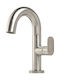 Armando Vicario Slim Mixing Inox Sink Faucet Silver