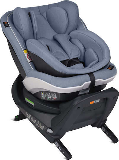 BeSafe iZi Twist Baby Car Seat i-Size with Isofix Cloud Melange 9-18 kg