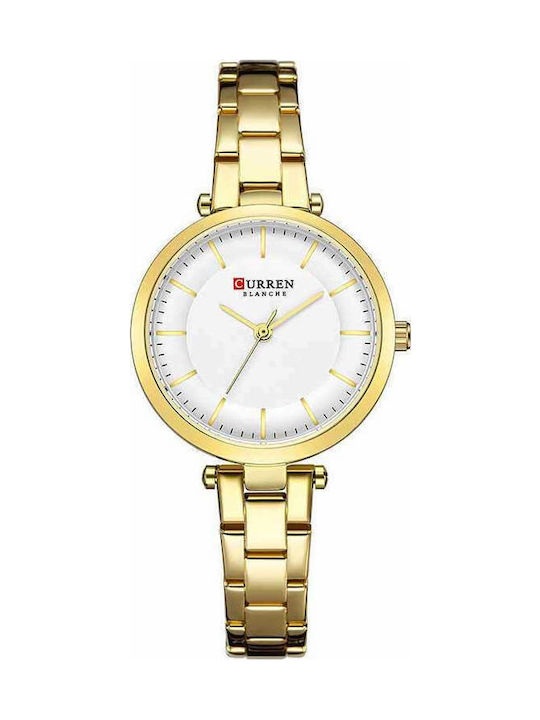 Curren Watch with Gold Metal Bracelet