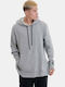 BodyTalk 1192-951525 Men's Sweatshirt with Hood and Pockets Grey Melange 1192-951525-54680