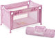 De Cuevas Möbel Maria Travel Cot mit Tasche