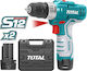 Total Drill Driver Battery 12V 2x1.5Ah