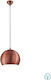 Trio Lighting Bobby Pendant Light Single-Light Bell for Socket E27 Bronze