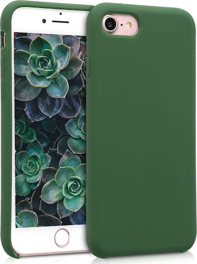 KWmobile Back Cover Silicone Green (iPhone SE 2022/2020)