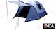 Inca Pacha 3P Σκηνή Camping Igloo Μπλε με Διπλό Πανί 3 Εποχών για 3 Άτομα 205x180x120εκ.