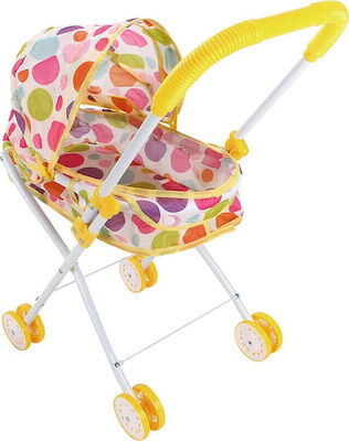 ToyMarkt Doll Stroller Καροτσάκι Μεταλλικό for 3+ Years Old