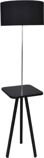 Fylliana 1014 Floor Lamp H67xW34cm. with Socket for Bulb E27 Black