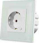 V-TAC Single Power Socket Wi-Fi Connected White