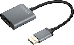 Sandberg 509-19 DisplayPort Male to HDMI Female Sandberg 509-19 DisplayPort Male to HDMI Female