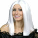 Carnival Wig Straight Λάουρα White